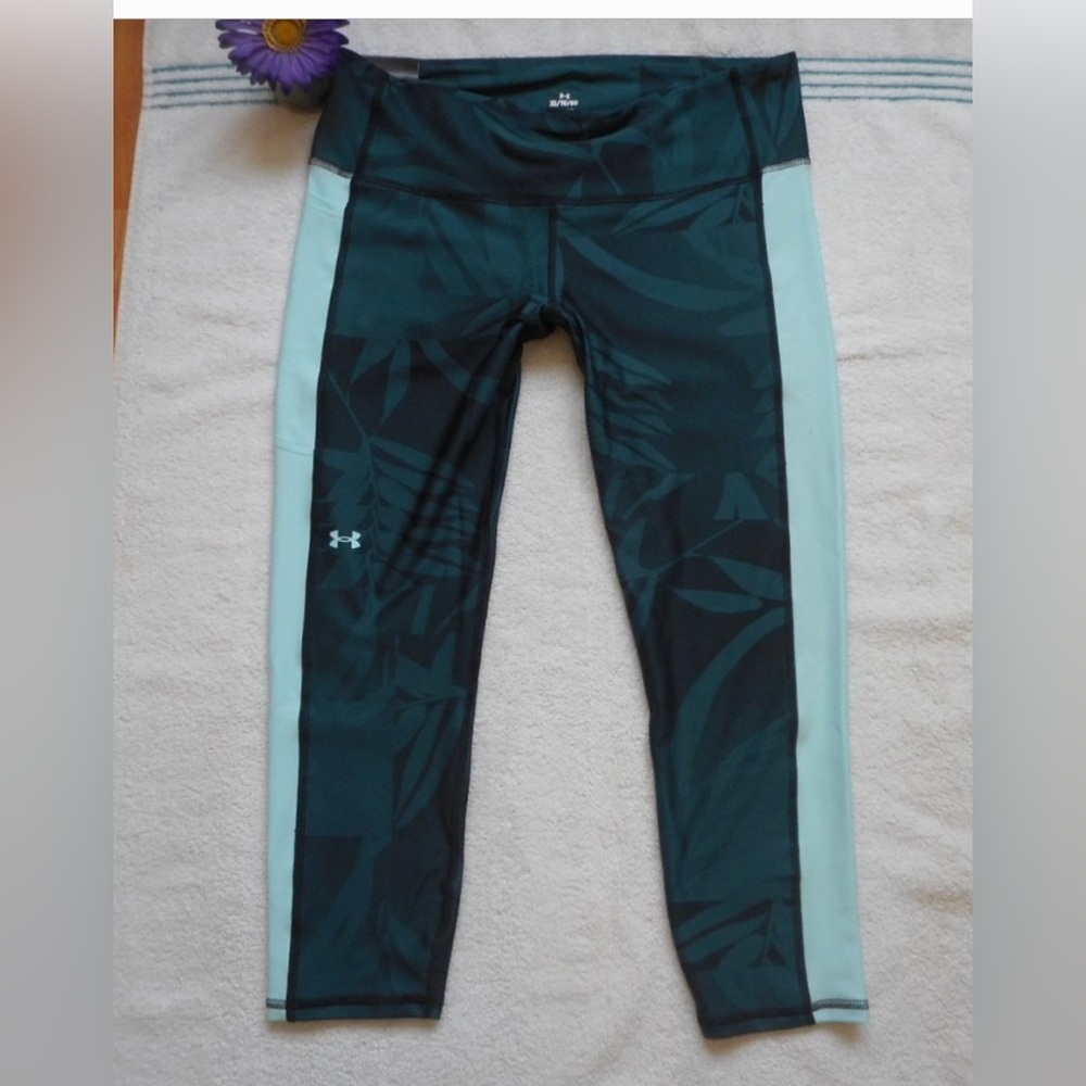 Women's HeatGear® Crop Deep Cyan/Breeze
Legging | Under Armour NWOT-Sz XL - Picture 12 of 16